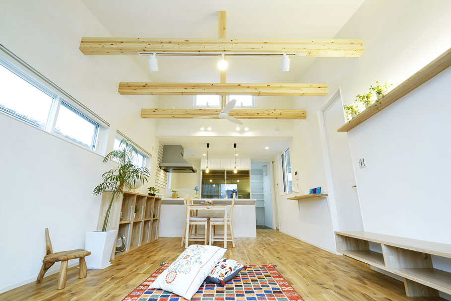 要望を取り入れた二世帯住宅を建てられてとても満足しています。